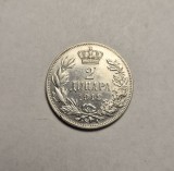 Serbia 2 Dinara 1912 Piesa Frumoasa