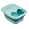 Cadită Pliabilă Baie Picioare, Plastic, Suport Telefon, Verde Marin, Dimensiuni 39x32x17cm, Oem