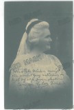 1482 - Queen ELISABETH, Regale, Royalty, Romania ( Printed Autograph CARMEN SYLVA ) - old postcard - unused