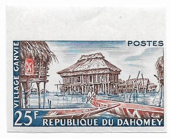 Dahomey (1) - Sat, 1960 - neobliterata nedantelata - rara