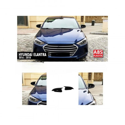 Capace oglinda tip BATMAN compatibile Hyundai Elantra 2016-2018 fara semnalizare in oglinda Cod: BAT10116 / C542-BAT2 Automotive TrustedCars foto