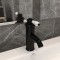 Gossi robinet chiuveta de baie, negru, 130x180 mm