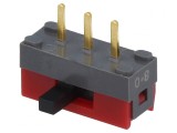 Comutator glisant SPDT 0,01A/28VDC lateral ON-ON