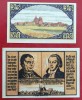 Germania lot 2 notgeld 25 + 50 pfennig 1921 Brehna **