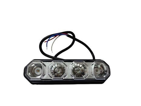 Stroboscopl 4LED-uri HorPol Rosu 12v-24v