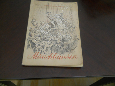 Munchausen-Gottfried August Burger, 1955, ilustratii dupa Gustave Dore foto