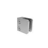 Clema din INOX E4500 Prindere pe suprafata dreapta, Grosime sticla 6 - 10,76 mm, Finisaj Satinat