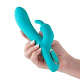 Vibrator Rabbit Obsessions - Hera, Turcoaz, 21 cm