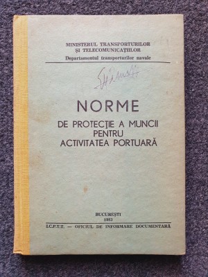 NORME DE PROTECTIE A MUNCII PENTRU ACTIVITATEA PORTUARA foto
