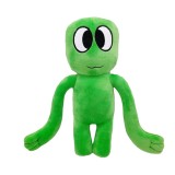 Plus Rainbow Friends Roblox Green Friend 29 cm IdeallStore, jucarie de plus verde tip papusa, fete, 29x43 cm