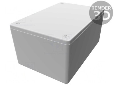 Carcasă universală 83x123x59mm ABS neagră foto