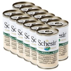 Schesir cat pui cu orez in gelatina 12 x 140 g foto
