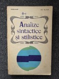 ANALIZE SINTACTICE SI STILISTICE - Stati, Bulgar