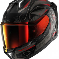 Casca Moto Shark Skwal i3 Linik Negru / Gri / Rosu / Lucios Marimea XL HE0822E-KAR-XL