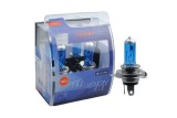 Set 2 bucati bec halogen Powertec Xenon Blue H4 55W 12V