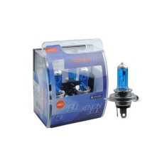 Set 2 bucati bec halogen Powertec Xenon Blue H4 55W 12V