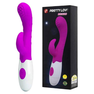 Bruno Vibrator Dubla Stimulare 7 Vibratii, Punctul G foto