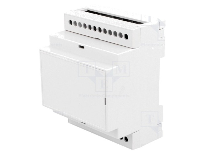 Carcasă pentru șină DIN gri 4 module