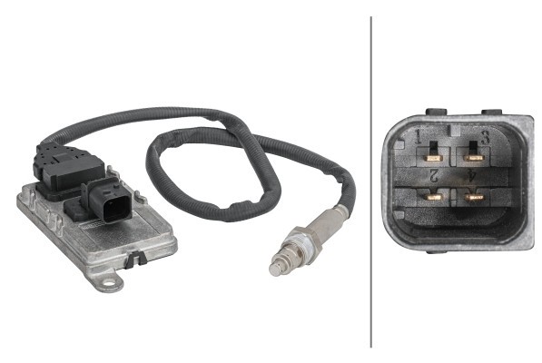 HELLA 6PN 358 186-041 Senzor NOx, Catalizator NOx