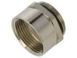 Adaptor filet M25/M25, alamă, acoperire nichel