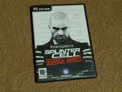 Joc PC DVD Rom &amp;quot;Tom Clancy&amp;#039;s Splinter Cell Double Agent&amp;quot;/nou/nefolosit/actiune foto