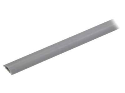 Canal cabluri gri PVC 1m 6x20mm 85&amp;deg;C foto