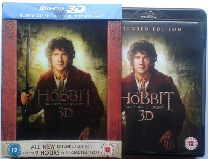 Hobbitul: O calatorie neasteptata &amp; Dezolarea lui Smaug - Blu-Ray, 2D+3D, editie extinsa