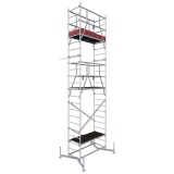 Schela mobila KRAUSE Climtec, 0.6 x 1.5m, aluminiu, inaltime de lucru 7m, inaltime podest 5.0m