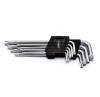 Set 9 chei hexagonale, cu profil Torx, Lumytools LT56482, T10 - T50