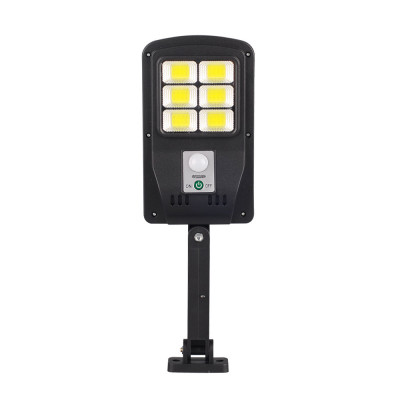 Lampa solara LED 48COB, 60W, 6 casete, senzor, telecomanda foto