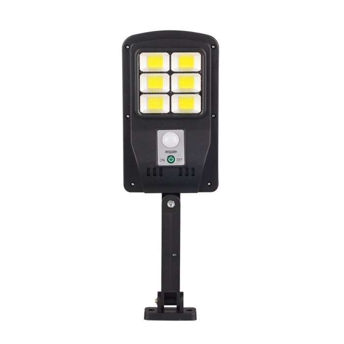 Lampa solara LED 48COB, 60W, 6 casete, senzor, telecomanda