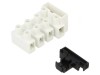 Regletă de conexiuni terminal cu şurub 2,5mm2 450V 4 piste
