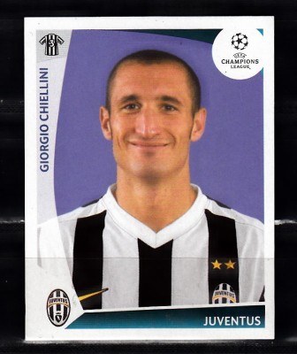 B10 - Sticker fotbal - UEFA Champions League - editia 2009 - 2010 - nr 25 - Giorgio Chiellini foto
