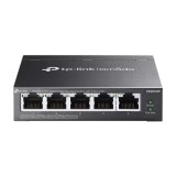 Cumpara ieftin Switch 4 porturi RJ45 1G PoE, 1 x RJ45 1G, Buget PoE 65W, Easy Managed - TP-Link Omada ES205GP