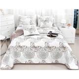 Cumpara ieftin Set Cuvertura de Pat din Bumbac cu In, 5 Piese - PIT376