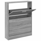 Cumpara ieftin Pantofar, gri sonoma, 59x17x81 cm, lemn prelucrat