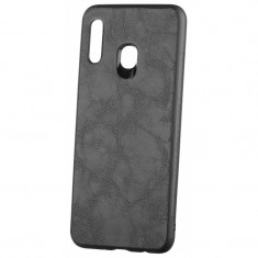 Husa Piele - Plastic OEM Business pentru Samsung Galaxy A30 A305 / Samsung Galaxy A20 A205, Neagra