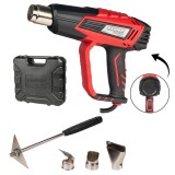 Pistol aer cald 2000W 2trepte t&deg; regl. 5 acc. valiza RD-HG27 Raider Power Tools 074315 HardWork ToolsRange