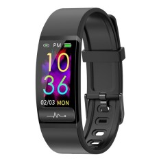 Resigilat Bratara Fitness Techstar? M8, Ecran 0.96&amp;quot; inch, Bluetooth 4.0, IP66, Electrodiagrama ECG, PPG, Tensiune, Temperatura, Puls, Calitate Somn, N foto