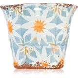 Wax Design Garden Blue Kasba Citronela lum&acirc;nare pentru exterior 11x9 cm