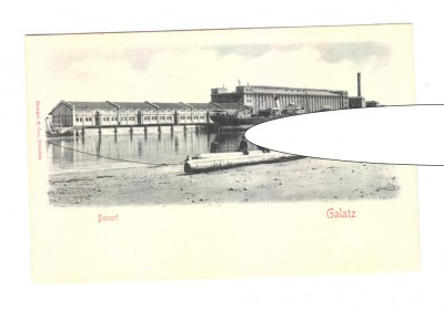 CP Galati (Galatz) - Docuri, pana in 1918, necirculata, animata, impecabila foto