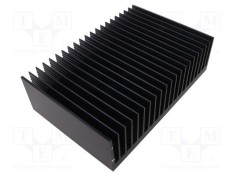 Radiator extrudat cu aripioare negre SEIFERT ELECTRONIC 200mm x 300mm