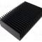 Radiator extrudat cu aripioare negre SEIFERT ELECTRONIC 200mm x 300mm