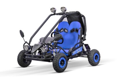 Buggy electric pentru 2 copii NITRO Gokart Hunt 650W 36V 20Ah, culoare albastra foto