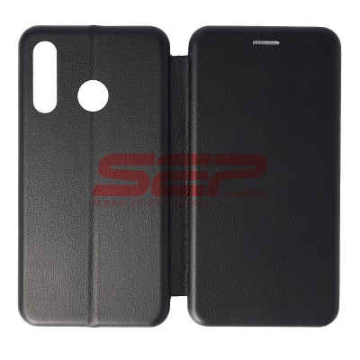 Toc FlipCover Round Huawei P30 Lite Black foto