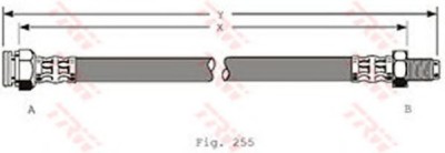 Conducta / cablu frana VW CADDY II Pick-up (9U7) (1996 - 2000) TRW PHB376 foto