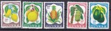 Guineea 1959 fructe MI 16-20 MNH, Nestampilat