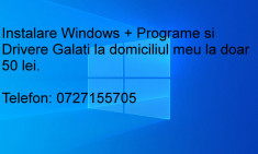 Instalare Windows Galati - Instalare Windows 10, Windows 11, XP, VISTA, 7 foto