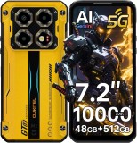 Cumpara ieftin Telefon Mobil Oukitel WP60, Galben, 5G, 7.2 HD 120Hz, 48GB RAM (16GB + 32GB Extensibili), 512GB ROM, Android 15, Dimensity 7025, 108MP, Night Vision,