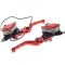 Set manete moto, frana si ambreiaj, hidraulic, culoare rosu Cod Produs: MX_NEW CNC90052R
